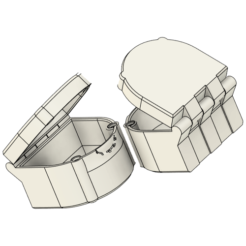 Electronics CAD assembly with detailed connector housing