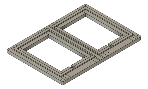 Reverse engineered metal part from scan data